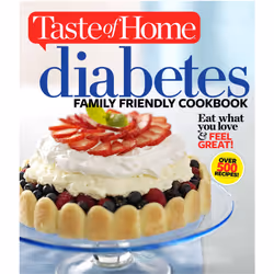 ISBN Taste of Home Diabetes Family Friendly Cookbook, Anglais, Livre de poche, 320 pages