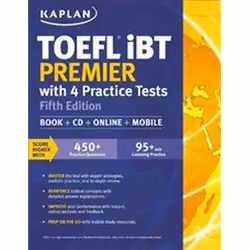 ISBN Kaplan TOEFL IBT Premier 2014-2015 with 4 Practice Tests: Book + CD + Online + Mobile, Anglais, Livre broché