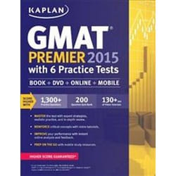 ISBN Kaplan GMAT Premier 2015 with 6 Practice Tests : Book + DVD + Online + Mobile livre Education Anglais Livre broché 1116 pages