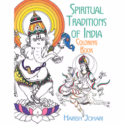 ISBN Spiritual Traditions of India Coloring Book, Anglais, Livre de poche, 96 pages
