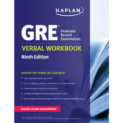 ISBN GRE Verbal Workbook Livre de poche