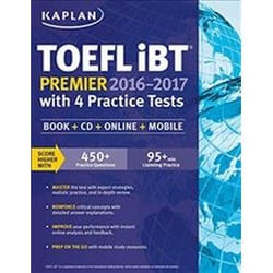 ISBN Kaplan TOEFL IBT Premier 2017 with 4 Practice Tests : Book + CD + Online + Mobile livre Education Anglais Livre broché