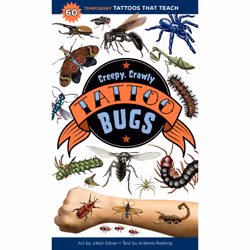 Hachette Book Group Creepy, Crawly Tattoo Bugs, Blanc, Enfants, unisexe, 60 pièce(s)