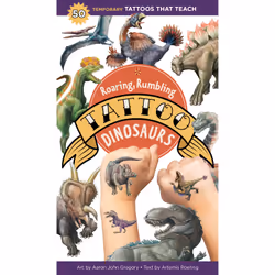 Hachette Book Group Roaring, Rumbling Tattoo Dinosaurs, Blanc, Enfants, unisexe, 50 pièce(s)