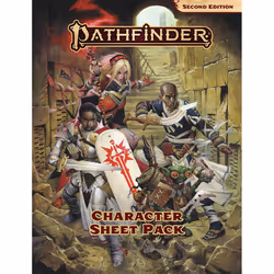 Paizo Pathfinder Character Sheet Pack, Aventure, Anglais
