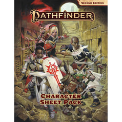 Paizo Pathfinder Character Sheet Pack livre Aventure Anglais