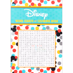 ISBN Disney Word Search and Coloring Book, jeux, Anglais, Livre broché, 120 pages