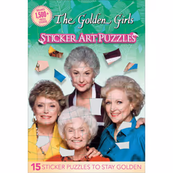 ISBN Golden Girls Sticker Art Puzzles, jeux, Anglais, Livre broché, 80 pages