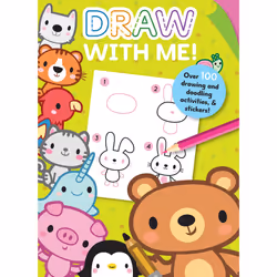 ISBN Draw With Me!, Animaux, Anglais, Livre broché, 128 pages