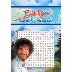 ISBN Bob Ross Word Search and Coloring Book, jeux, Anglais, Livre broché, 120 pages