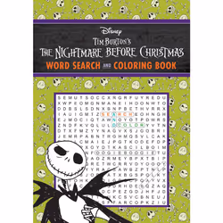 ISBN Disney Tim Burton's The Nightmare Before Christmas Word Search and Coloring Book, jeux, Anglais, Livre broché, 120 pages
