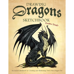 ISBN Drawing Dragons Sketchbook, Art &amp; design, Anglais, Livre broché, 96 pages