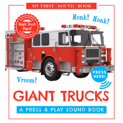 ISBN Giant Trucks: My First Book of Sounds, Littérature, Anglais, Couverture rigide, 28 pages