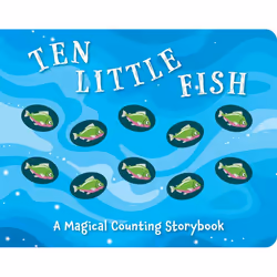 Simon & Schuster Ten Little Fish, Pour enfants, Anglais, 24 pages
