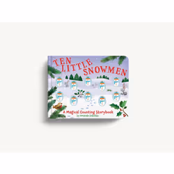 Simon & Schuster Ten Little Snowmen livre Pour enfants Anglais Couverture rigide