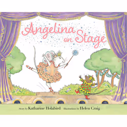 ISBN Angelina on Stage, fiction litéraire, Anglais, Couverture rigide, 32 pages