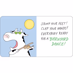 Simon & Schuster Barnyard Dance! livre Pour enfants Anglais Couverture rigide