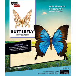 ISBN IncrediBuilds: Butterfly 3D Wood Model, Anglais, Livre de poche, 16 pages