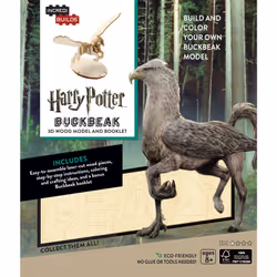 ISBN IncrediBuilds: Harry Potter: Buckbeak 3D Wood Model and Booklet, Anglais, Livre de poche, 32 pages