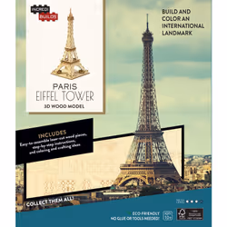 ISBN IncrediBuilds: Paris: Eiffel Tower 3D Wood Model, Anglais, Livre de poche, 1 pages