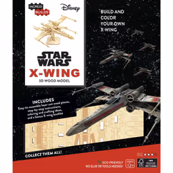 ISBN IncrediBuilds: Star Wars: X-Wing 3D Wood Model, Anglais, Livre de poche, 32 pages
