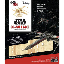 ISBN IncrediBuilds: Star Wars: X-Wing 3D Wood Model Livre de poche