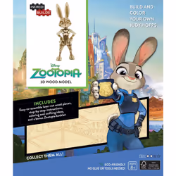 ISBN IncrediBuilds: Disney: Zootopia 3D Wood Model, Anglais, Livre de poche, 32 pages