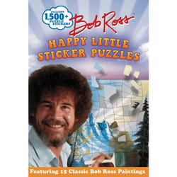 ISBN Bob Ross Happy Little Sticker Puzzles livre jeux Anglais