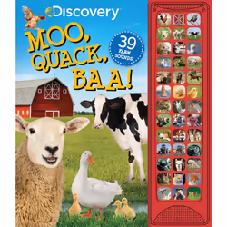 ISBN Discovery: Moo, Quack, Baa!, Animaux, Anglais, 34 pages