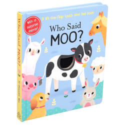 Simon & Schuster Who Said Moo? livre Animaux Anglais Couverture rigide