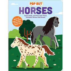 Sourcebooks Pop Out Horses livre Animaux Anglais Couverture rigide