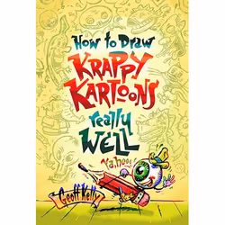 Allen & Unwin How to draw Krappy Kartoons really well, fiction litéraire, Anglais, Livre broché, 112 pages