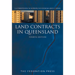 Irwin Law Land Contracts in Queensland, Anglais, Livre broché