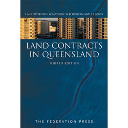 Irwin Law Land Contracts in Queensland livre Anglais Livre broché