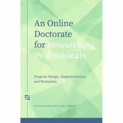 UBC Press An Online Doctorate for Researching Professionals, Livre broché, 292 pages