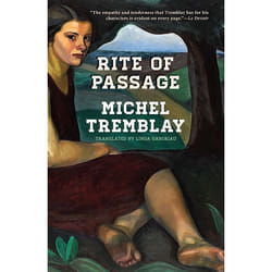 Talonbooks Rite of Passage livre fiction litéraire Anglais