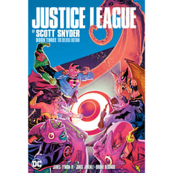 ISBN Justice League by Scott Snyder Deluxe Edition Book Three livre Anglais Couverture rigide 344 pages