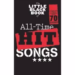 ISBN Little Black Book Of All Time Hit Songs Lyrics &amp; Chords Sheet Music, Musique, Anglais, Livre broché