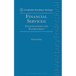 ISBN Financial Services: Investigations and Enforcement livre Loi Anglais Couverture rigide