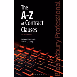 ISBN The A-Z of Contract Clauses, Loi, Anglais, Couverture rigide, 1778 pages