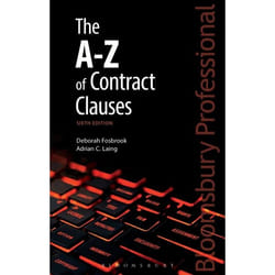 ISBN The A-Z of Contract Clauses livre Loi Anglais Couverture rigide
