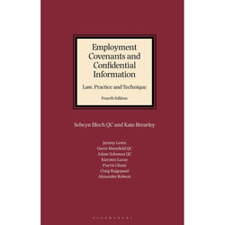 ISBN Employment Covenants and Confidential Information: Law, Practice and Technique livre Loi Anglais Couverture rigide