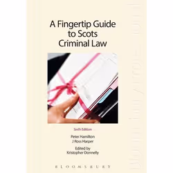 ISBN A Fingertip Guide to Scots Criminal Law, Loi, Anglais, Livre broché, 240 pages