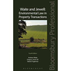 ISBN Waite and Jewell: Environmental Law in Property Transactions livre Loi Anglais