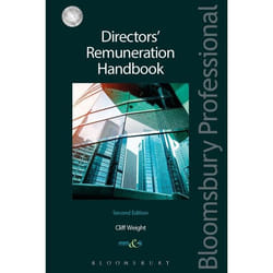 ISBN Directors' Remuneration Handbook livre Loi Anglais
