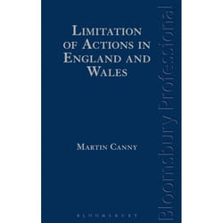 ISBN Limitation of Actions in England and Wales livre Loi Anglais Couverture rigide