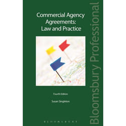 ISBN Commercial Agency Agreements: Law and Practice livre Loi Anglais Couverture rigide
