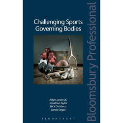 ISBN Challenging Sports Governing Bodies livre Loi Anglais