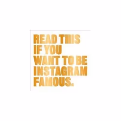 ISBN Read This if You Want to Be Instagram Famous, Photographie, Anglais, 128 pages