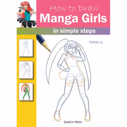 ISBN How to Draw: Manga Girls, Livre broché, 32 pages